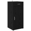 vidaXL Oppbevaringsskap Svart Eik 40 x 42,5 x 93 cm Konstruert tre