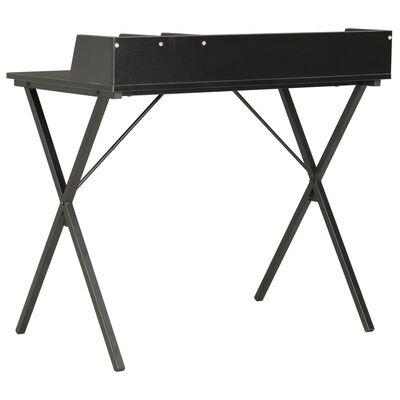 vidaXL Skrivebord svart 80x50x84 cm
