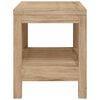 vidaXL Sidebord til baderom 60x30x45 cm heltre teak