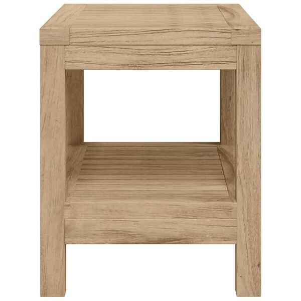 vidaXL Sidebord til baderom 60x30x45 cm heltre teak