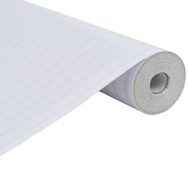 vidaXL Vindusfilm frostet og stripet m&oslash;nster 0,9x20 m PVC