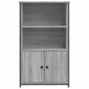 vidaXL Highboard gr&aring; sonoma 62x32x103,5 cm konstruert tre