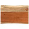 vidaXL Bordplate 50x40x3,8 cm rektangul&aelig;r heltre akasie naturlig kant