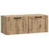 vidaXL Vegghengt TV skap 78,5 x 31 x 30 cm Artisan eik Konstruert tre