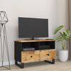 vidaXL TV-benk 70x33x46 cm heltre mango