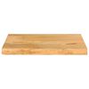 vidaXL Bordplate med naturlig kant 60x30x2,5 cm heltre mango