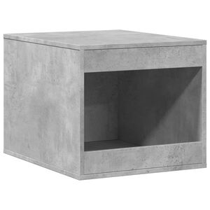vidaXL Skap til kattetoalett betonggr&aring; 47x59x42 cm konstruert tre