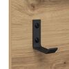 vidaXL Vegghengt kleshenger artisan eik 90 x 10 x 50 cm Konstruert tre