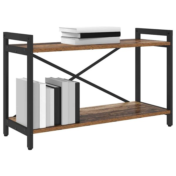 vidaXL Bokhylle Gammelt tre 40 x 30 x 85 cm Konstruert tre