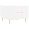 vidaXL Salongbord 2 stk hvit 50x50x40 cm konstruert tre