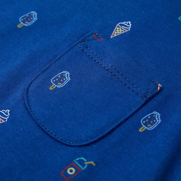 Tanktopp for barn mørkeblå 128