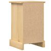 vidaXL Nattbord Corona 35x32,5x58 cm heltre furu