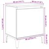 vidaXL Nattbordskap Gammelt tre 40 x 30 x 50 cm Konstruert tre