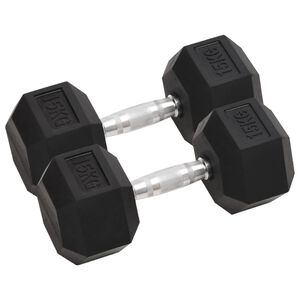 vidaXL Manualer 2 stk 15 kg totalt st&oslash;pejern