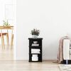 vidaXL Sideskap Svart Eik 35 x 35 x 55 cm Konstruert tre