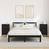 vidaXL Nattbordskap 2 pcs Svart Eik 40 x 35 x 70 cm Konstruert tre