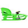 vidaXL Slede med sete og ratt grønn 102,5x40x23 cm polypropylen