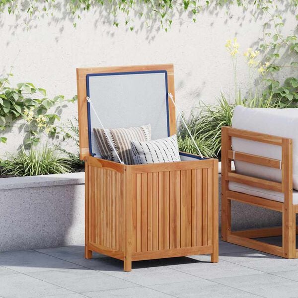 vidaXL Putekasse 60x50x58 cm heltre teak
