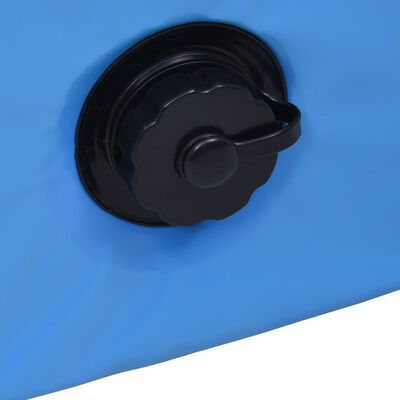 vidaXL Sammenleggbart hundebasseng blå 80x20 cm PVC