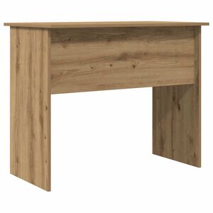 vidaXL Skrivebord artisan eik 90x50x74 cm konstruert tre