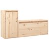 vidaXL TV-benker 2 stk heltre furu