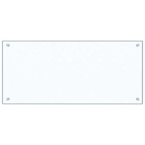vidaXL Kj&oslash;kkenplate gjennomsiktig 90x40 cm herdet glass