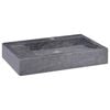 vidaXL Vask 58x39x10 cm marmor svart