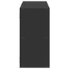vidaXL Vegghylle svart 100x25x50 cm konstruert tre