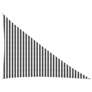 vidaXL Solseil 3 x 4 x 5 m HDPE Trekantet Antrasitt og Hvit