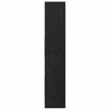 vidaXL Bokskap Svart eik 60 x 35 x 180 cm Konstruert tre