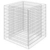 vidaXL Gabion h&oslash;ybed galvanisert st&aring;l 90x90x100 cm
