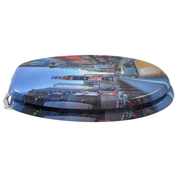 vidaXL Toalettsete Flerfarget 44 x 38 cm MDF-plater