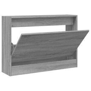 vidaXL Skoskap gr&aring; sonoma 80x21x57 cm konstruert tre