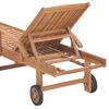 vidaXL Solsenger 2 stk heltre teak