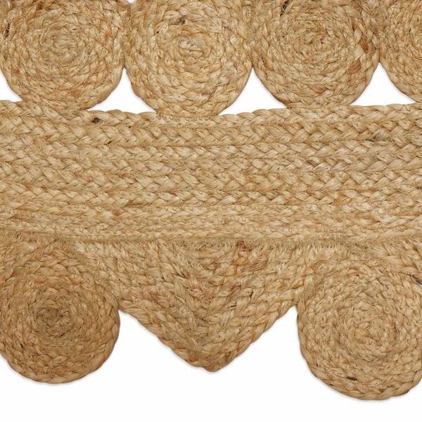 vidaXL Teppe Brun 122 x 183 cm Jute