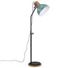 vidaXL Gulvlampe 25 W denimbl&aring; 30x30x100-150 cm E27