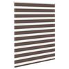 vidaXL Zebra Rullegardin 140 x 175 cm Kaffe Farge
