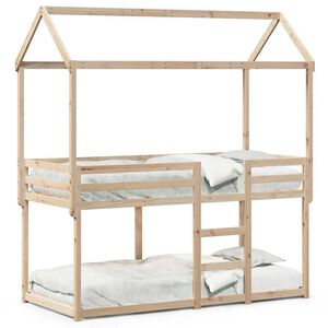 vidaXL K&oslash;yeseng uten madrass 90x190 cm heltre furu