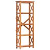 vidaXL Bokhylle 60x30x160 cm heltre akasie med honningfinish