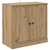 vidaXL Serviesskap 70 x 35,5 x 67,5 cm Artisan Eik Konstruert tre