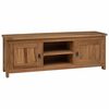vidaXL TV-benk 110 x 30 x 40 cm Naturlig Massivt Teaktre