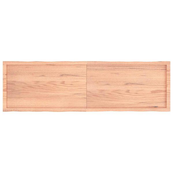 vidaXL Bordplate lysebrun 180x50x(2-6)cm behandlet heltre naturlig