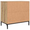 vidaXL Nattbord med skuff artisan eik 63,5 x 36 x 61 cm Konstruert tre