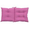 vidaXL Stolputer med lav ryggst&oslash;tte 2 stk rosa 100x50x7 cm stoff