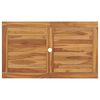 vidaXL Sammenleggbart hagebord 120x70x75 cm heltre teak