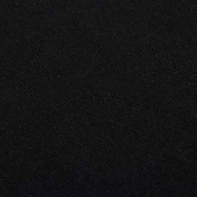 vidaXL Gulvteppe BFC svart med motiv 60x350 cm
