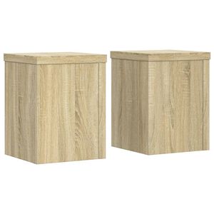 vidaXL Plantestativer 2 stk sonoma eik 15x15x20 cm konstruert tre