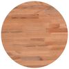 vidaXL Bordplate &Oslash;30x1,5 cm rund heltre b&oslash;ketre