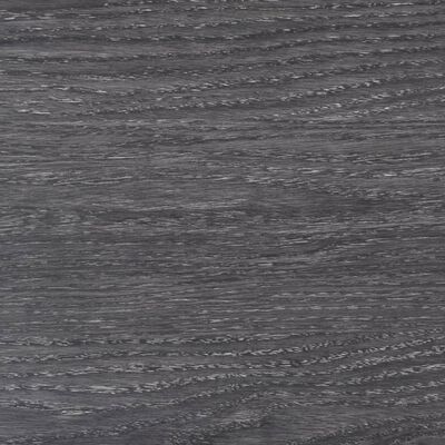 vidaXL Selvklebende PVC gulvplanker 5,02 m² 2 mm svart og hvit