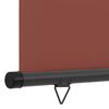 vidaXL Sidemarkise for balkong 125x250 cm brun